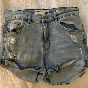 Garage high waisted shorts